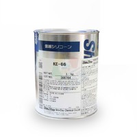 日本信越（ShinEtsu）KE66雙組份RTV自粘型一般電氣用灌封硅膠 1kg/罐