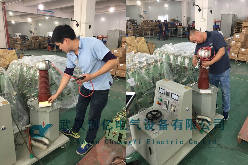 我司應(yīng)邀為深圳客戶(hù)調(diào)試工頻耐壓設(shè)備